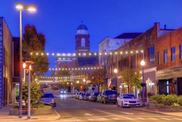 Downtown in Parkersburg, West Virginia