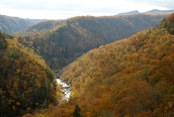 A scenic valley in Pikeville, Kentucky.