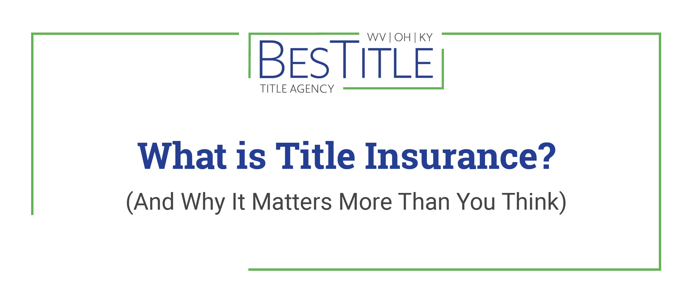 What is Title Insurance? (And Why It Matters More Than You Think)